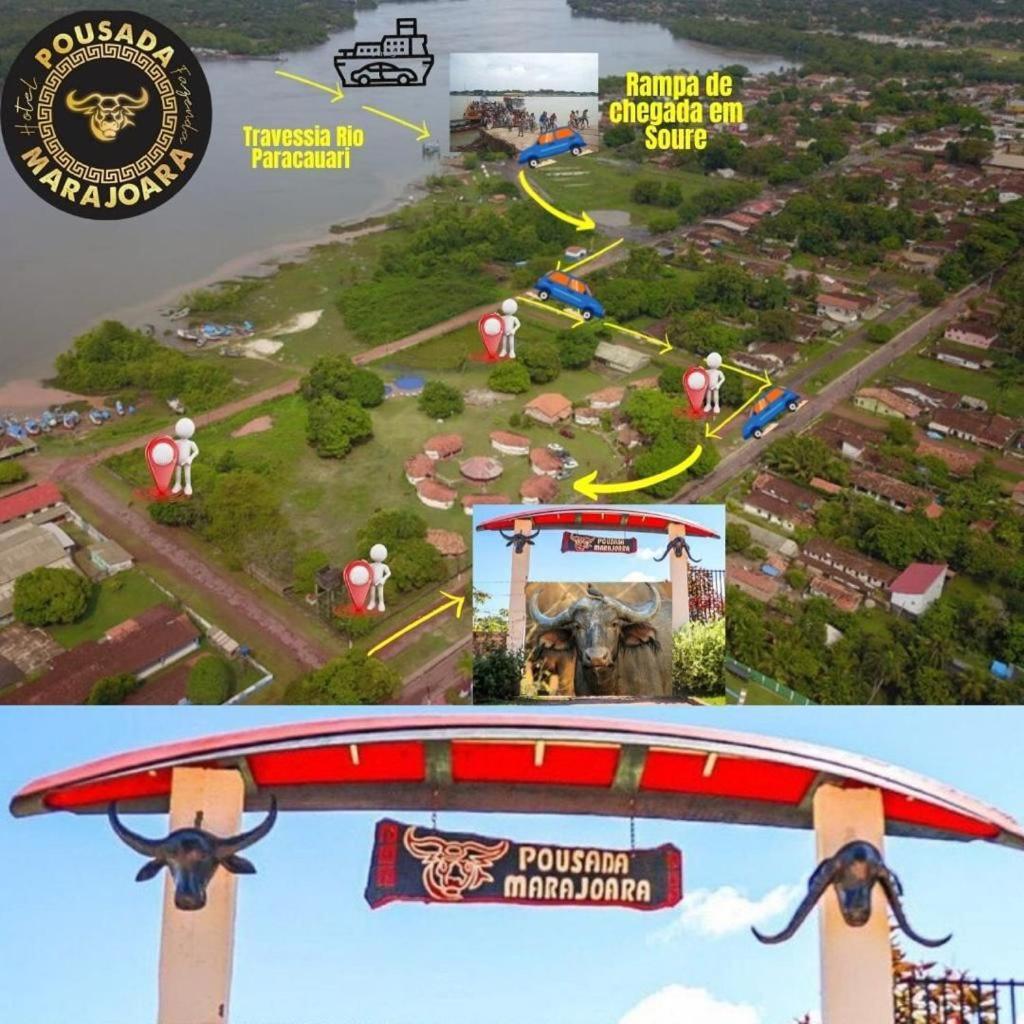 Pousada Marajoara- Hotel Fazenda-Turismo De Aventura Soure Exteriör bild